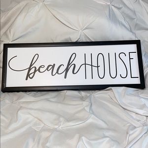 Hobby Lobby Accents - Beach House Sign New Unused Hobby Lobby Accents - Beach House Sign New Unused